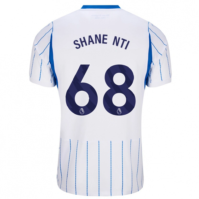 Danxen Uomo Maglia Shane Nti #68 Blu Dodger Bianco Kit Gara Away 2026/27 Maglietta