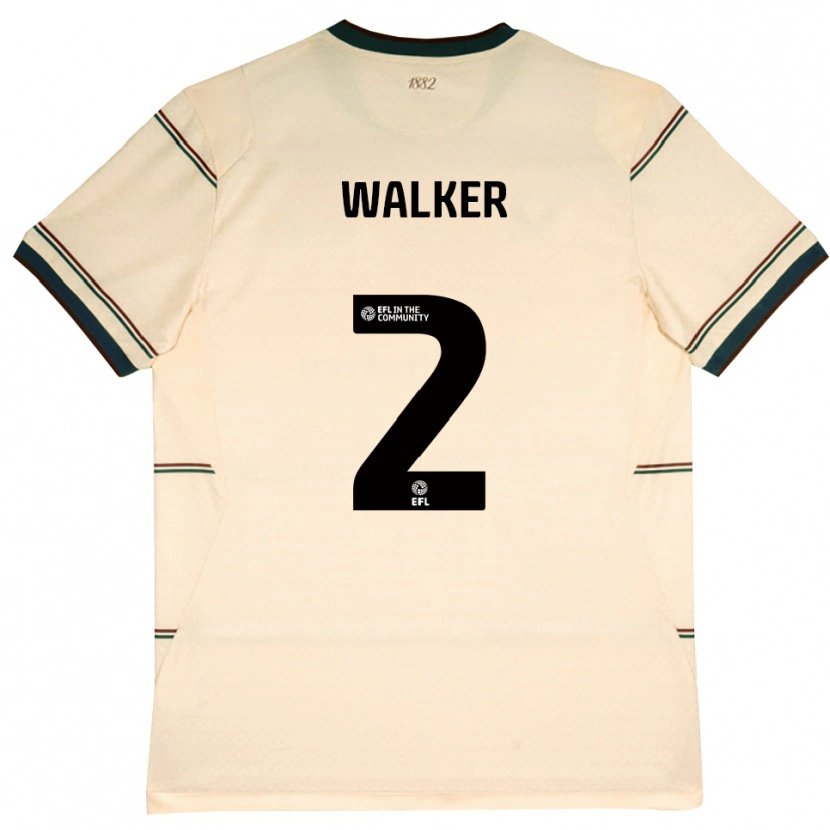 Danxen Uomo Maglia Kyle Walker #2 Beige Borgogna Kit Gara Away 2026/27 Maglietta