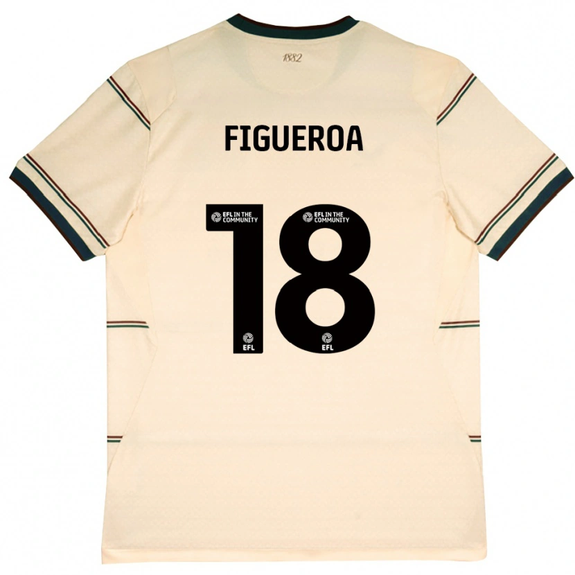 Danxen Uomo Maglia Keyvan Figueroa #18 Beige Borgogna Kit Gara Away 2026/27 Maglietta