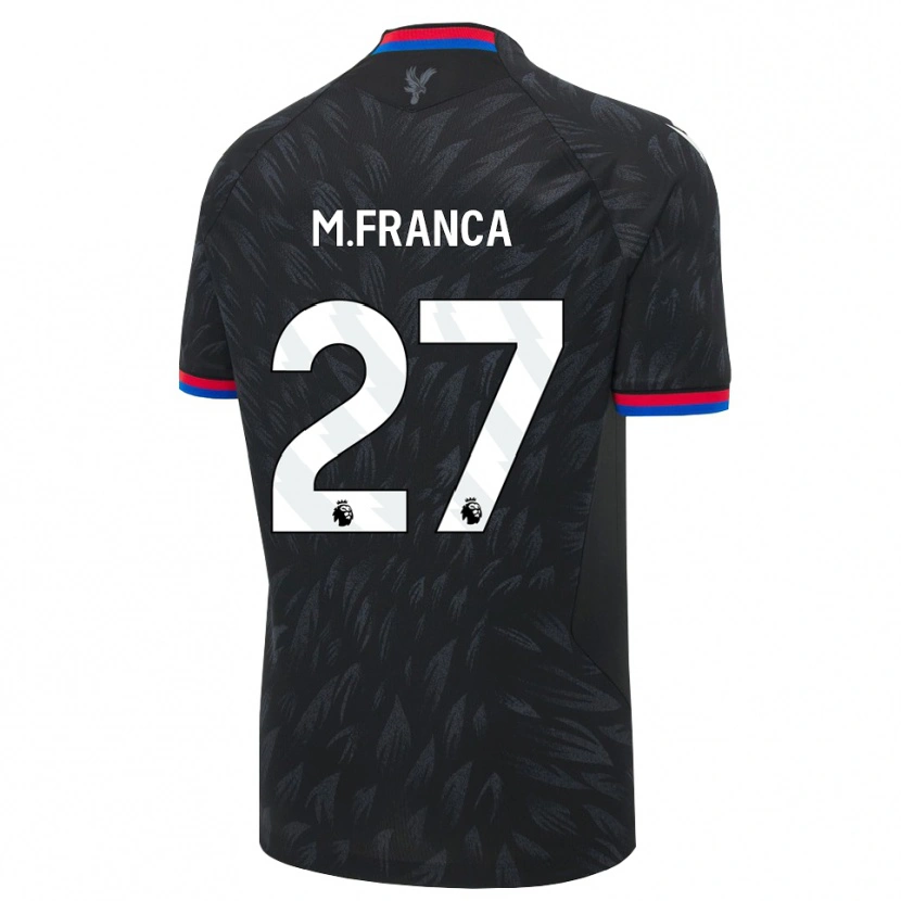 Danxen Uomo Maglia Matheus França #27 Nero Blu Rosso Kit Gara Away 2026/27 Maglietta