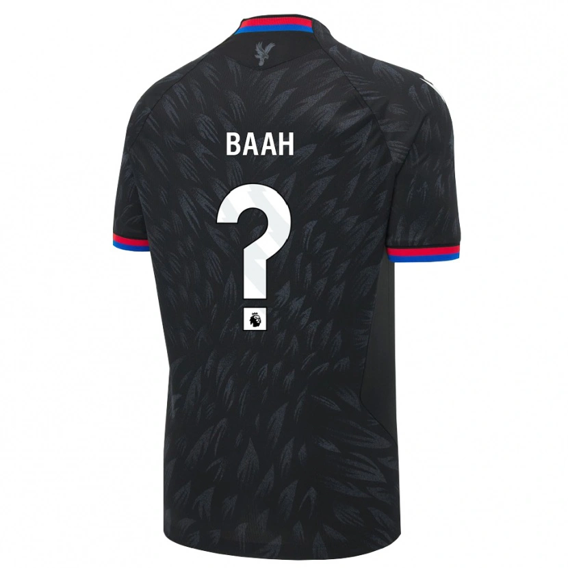 Danxen Uomo Maglia Kwasi Baah #0 Nero Blu Rosso Kit Gara Away 2026/27 Maglietta