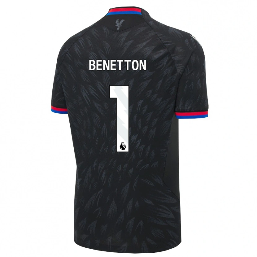 Danxen Uomo Maglia Lucca Benetton #1 Nero Blu Rosso Kit Gara Away 2026/27 Maglietta