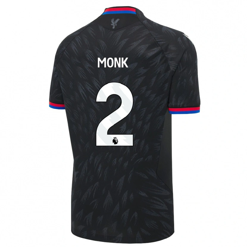 Danxen Uomo Maglia Dylan Monk #2 Nero Blu Rosso Kit Gara Away 2026/27 Maglietta
