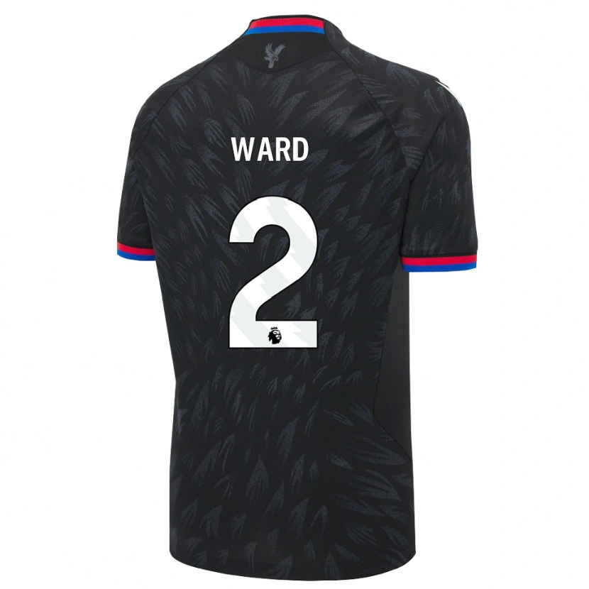 Danxen Uomo Maglia Joel Ward #2 Nero Blu Rosso Kit Gara Away 2026/27 Maglietta