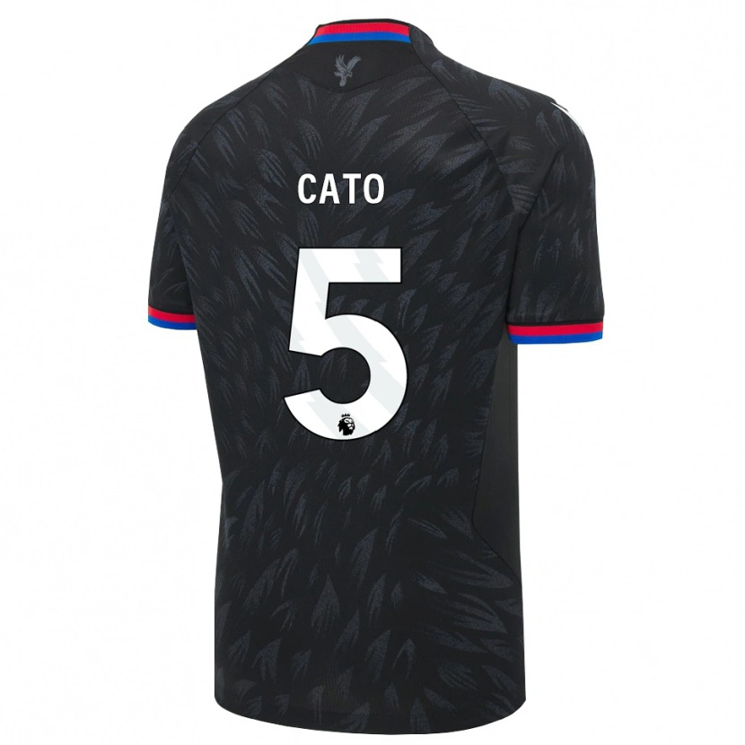 Danxen Uomo Maglia My Cato #5 Nero Blu Rosso Kit Gara Away 2026/27 Maglietta
