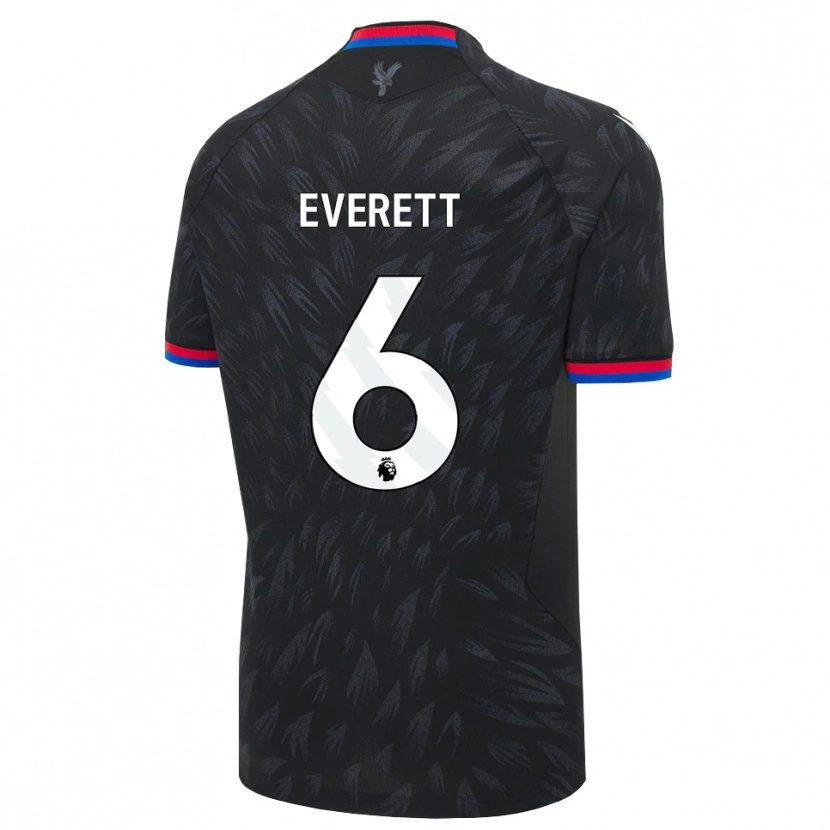 Danxen Uomo Maglia Aimee Everett #6 Nero Blu Rosso Kit Gara Away 2026/27 Maglietta