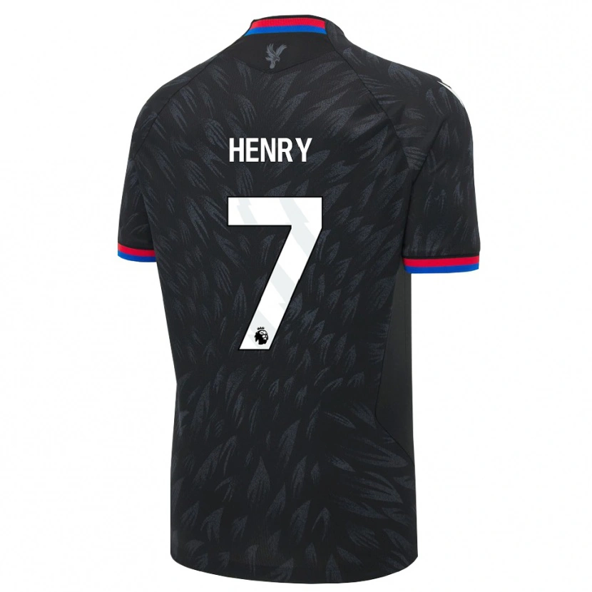 Danxen Uomo Maglia Zack Henry #7 Nero Blu Rosso Kit Gara Away 2026/27 Maglietta