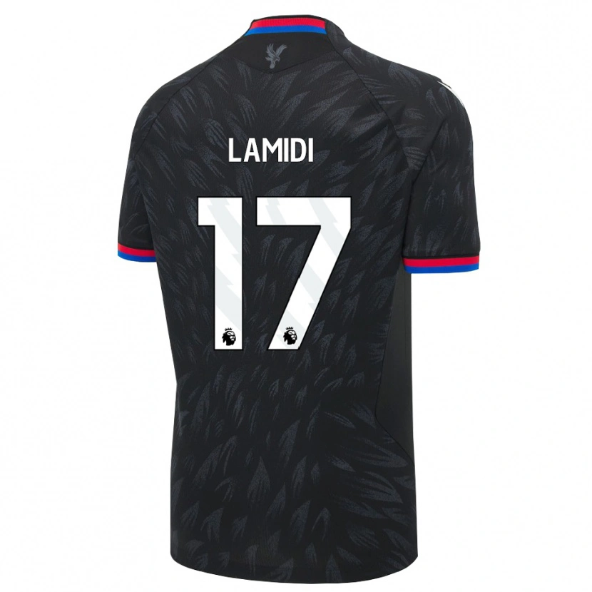 Danxen Uomo Maglia Oladotun Lamidi #17 Nero Blu Rosso Kit Gara Away 2026/27 Maglietta