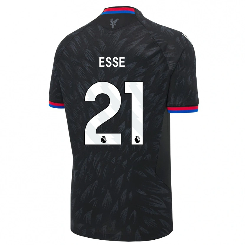Danxen Uomo Maglia Romain Esse #21 Nero Blu Rosso Kit Gara Away 2026/27 Maglietta