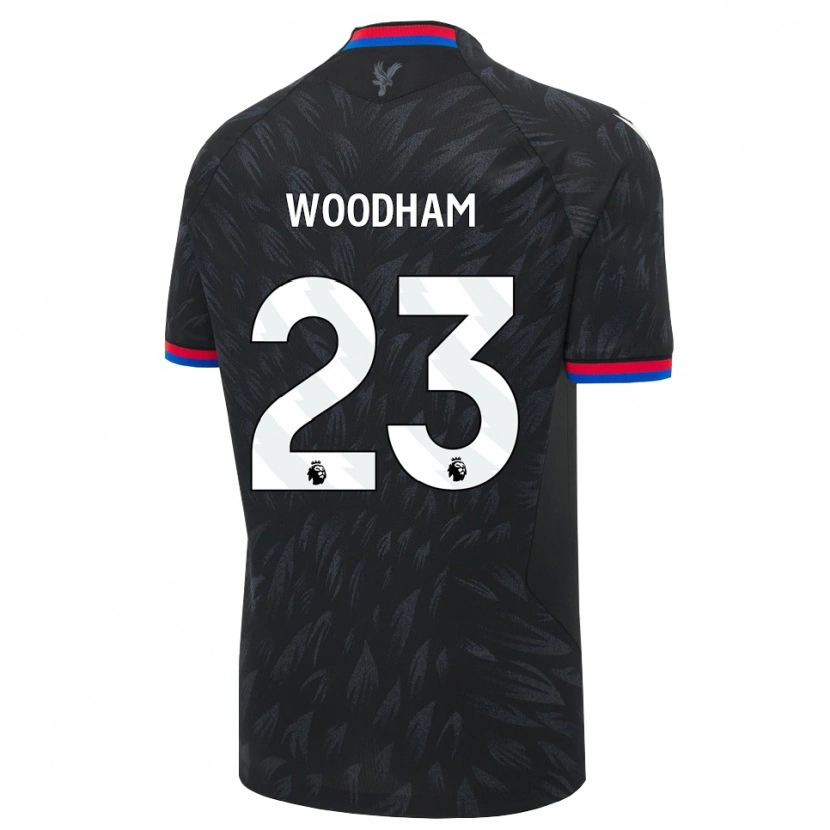 Danxen Uomo Maglia Lily Woodham #23 Nero Blu Rosso Kit Gara Away 2026/27 Maglietta