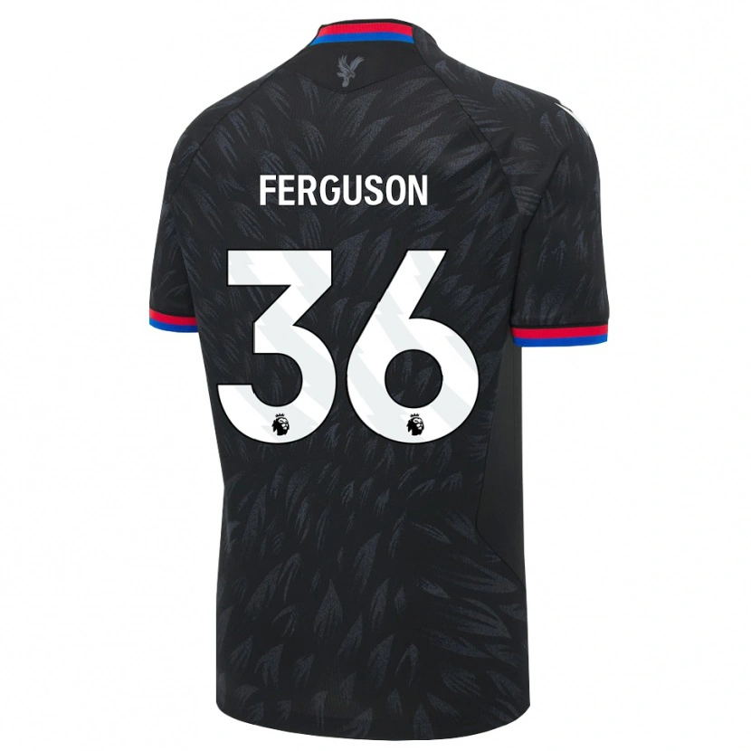 Danxen Uomo Maglia Nathan Ferguson #36 Nero Blu Rosso Kit Gara Away 2026/27 Maglietta