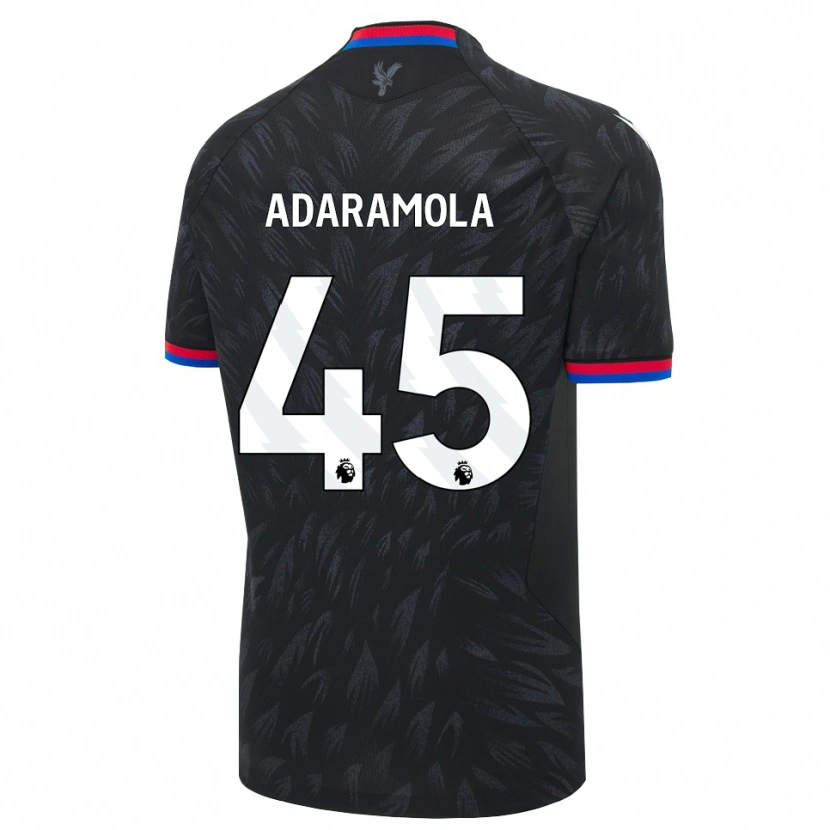 Danxen Uomo Maglia Tayo Adaramola #45 Nero Blu Rosso Kit Gara Away 2026/27 Maglietta