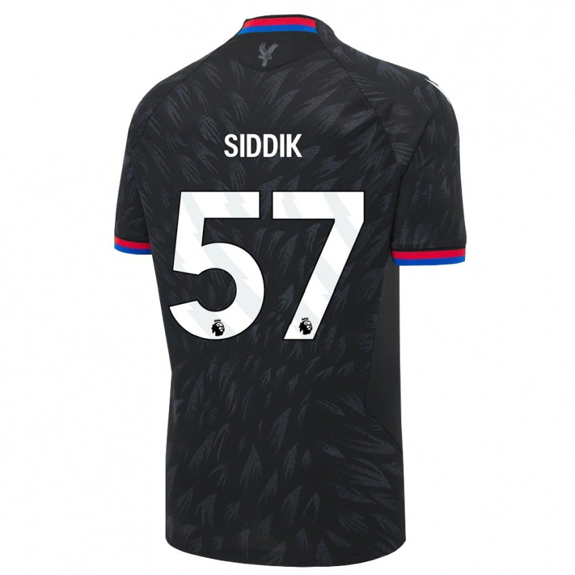 Danxen Uomo Maglia Cardo Siddik #57 Nero Blu Rosso Kit Gara Away 2026/27 Maglietta