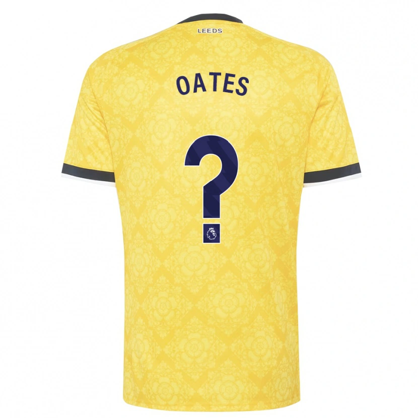 Danxen Uomo Maglia Charlotte Oates #0 Giallo Bianco Nero Kit Gara Away 2026/27 Maglietta