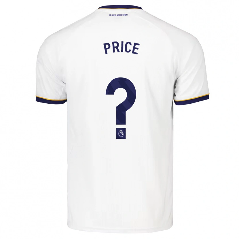 Danxen Uomo Maglia Isaac Price #0 Blu Notte Bianco Giallo Kit Gara Away 2026/27 Maglietta