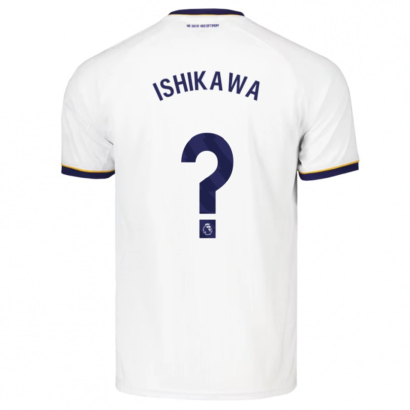Danxen Uomo Maglia Rion Ishikawa #0 Blu Notte Bianco Giallo Kit Gara Away 2026/27 Maglietta