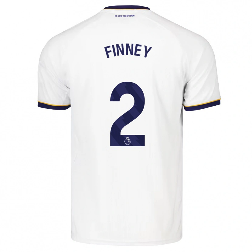 Danxen Uomo Maglia George Finney #2 Blu Notte Bianco Giallo Kit Gara Away 2026/27 Maglietta
