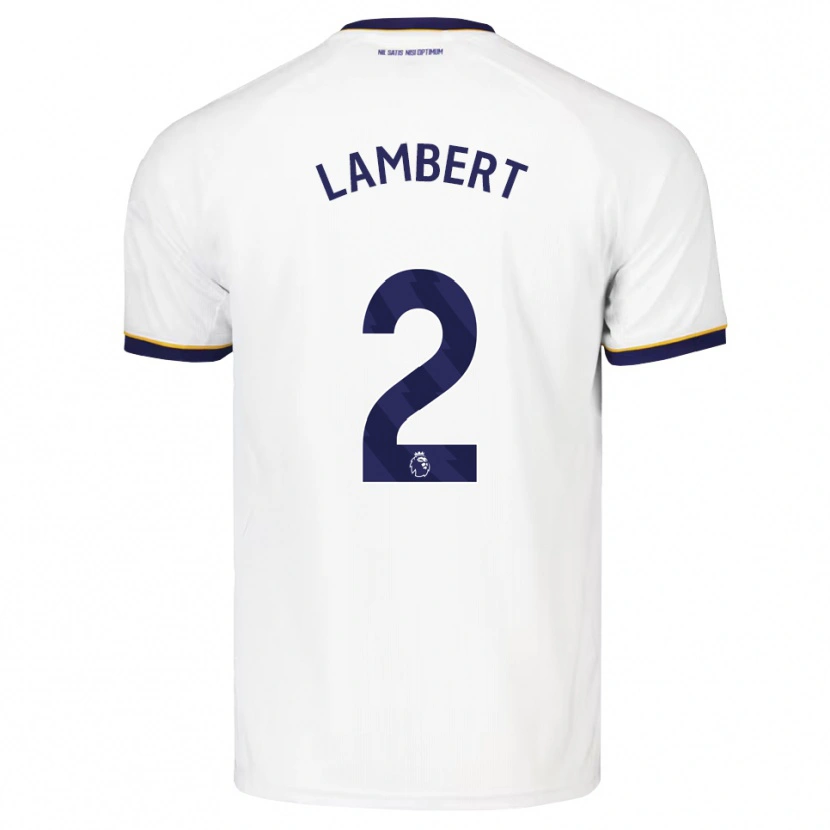 Danxen Uomo Maglia Rocco Lambert #2 Blu Notte Bianco Giallo Kit Gara Away 2026/27 Maglietta