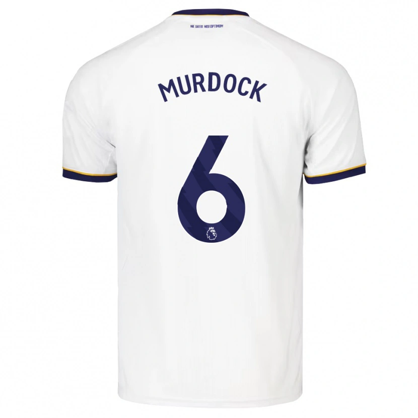 Danxen Uomo Maglia Freddie Murdock #6 Blu Notte Bianco Giallo Kit Gara Away 2026/27 Maglietta
