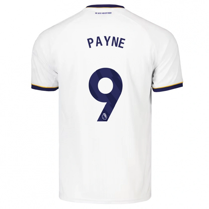 Danxen Uomo Maglia Toni Payne #9 Blu Notte Bianco Giallo Kit Gara Away 2026/27 Maglietta