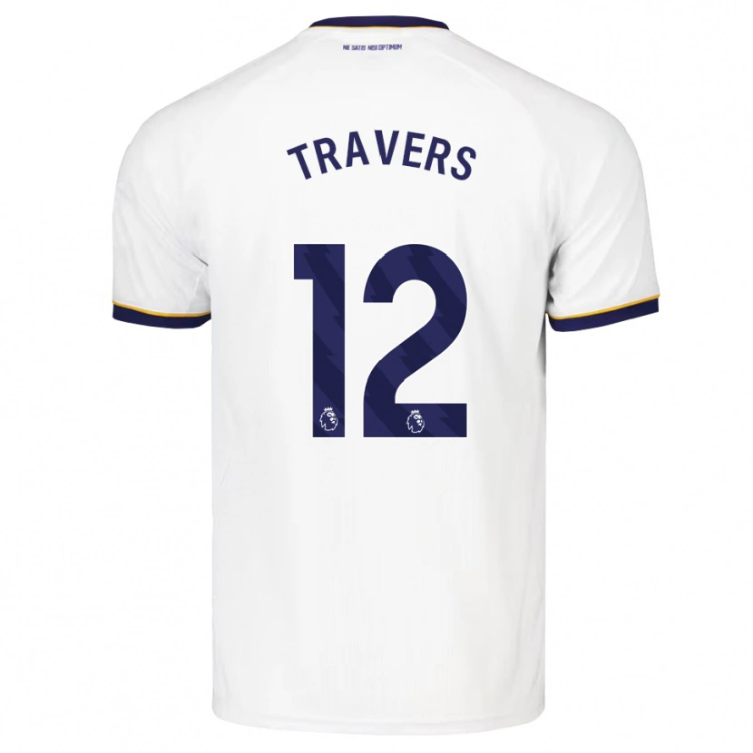 Danxen Uomo Maglia Mark Travers #12 Blu Notte Bianco Giallo Kit Gara Away 2026/27 Maglietta