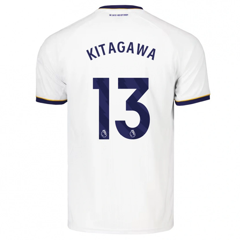 Danxen Uomo Maglia Hikaru Kitagawa #13 Blu Notte Bianco Giallo Kit Gara Away 2026/27 Maglietta
