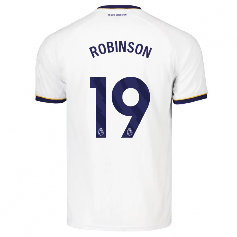 Danxen Uomo Maglia Katie Robinson #19 Blu Notte Bianco Giallo Kit Gara Away 2026/27 Maglietta
