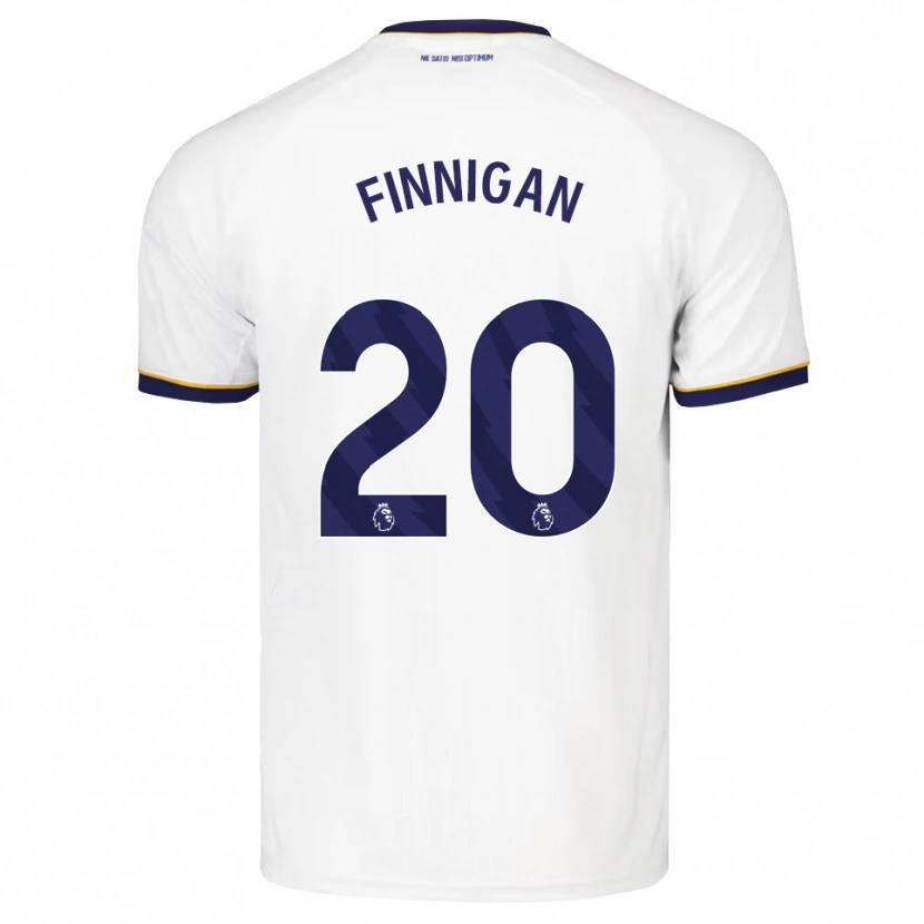 Danxen Uomo Maglia Megan Finnigan #20 Blu Notte Bianco Giallo Kit Gara Away 2026/27 Maglietta