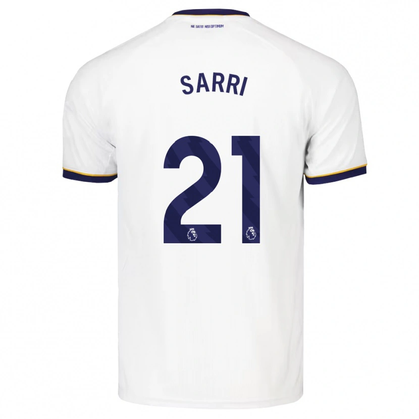 Danxen Uomo Maglia Veatriki Sarri #21 Blu Notte Bianco Giallo Kit Gara Away 2026/27 Maglietta