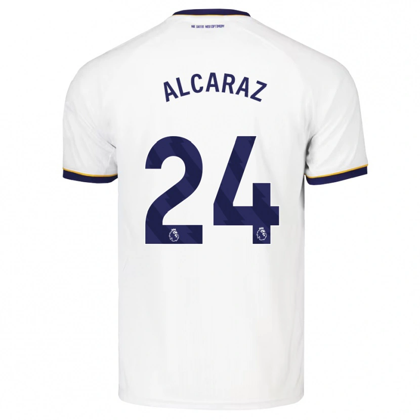 Danxen Uomo Maglia Carlos Alcaraz #24 Blu Notte Bianco Giallo Kit Gara Away 2026/27 Maglietta