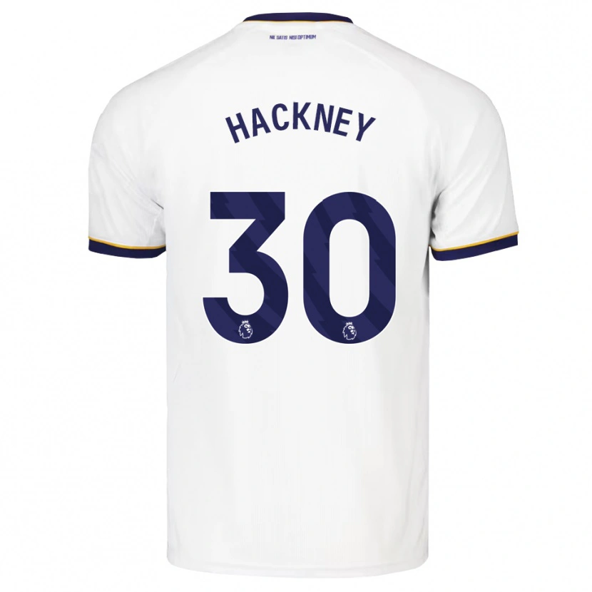 Danxen Uomo Maglia Hayden Hackney #30 Blu Notte Bianco Giallo Kit Gara Away 2026/27 Maglietta