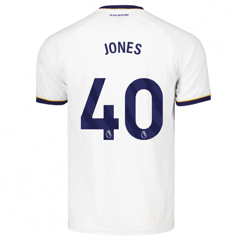 Danxen Uomo Maglia Ellie Jones #40 Blu Notte Bianco Giallo Kit Gara Away 2026/27 Maglietta