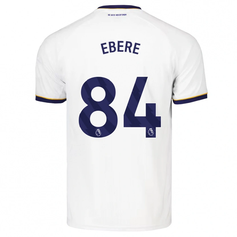 Danxen Uomo Maglia Coby Ebere #84 Blu Notte Bianco Giallo Kit Gara Away 2026/27 Maglietta