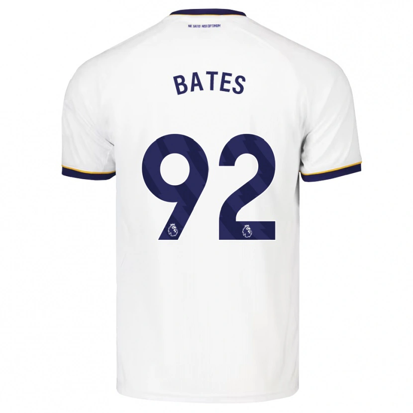 Danxen Uomo Maglia Callum Bates #92 Blu Notte Bianco Giallo Kit Gara Away 2026/27 Maglietta