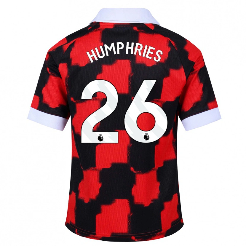 Danxen Uomo Maglia Marni Humphries #26 Rosso Bianco Nero Kit Gara Away 2026/27 Maglietta
