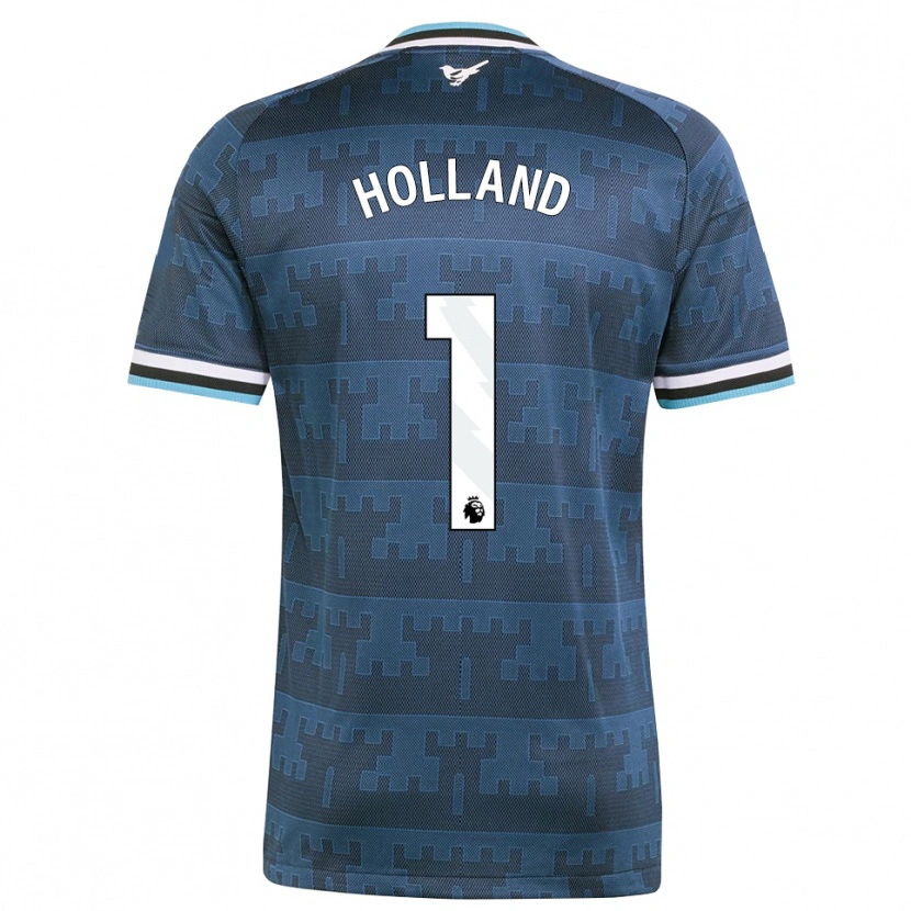 Danxen Uomo Maglia Oliver Holland #1 Giallo Nero Blu Kit Gara Away 2026/27 Maglietta