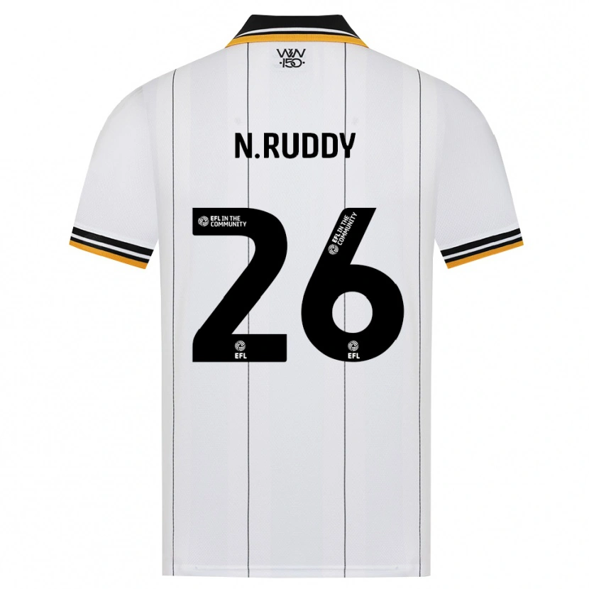 Danxen Uomo Maglia John Ruddy #26 Arancione Bianco Nero Kit Gara Away 2026/27 Maglietta