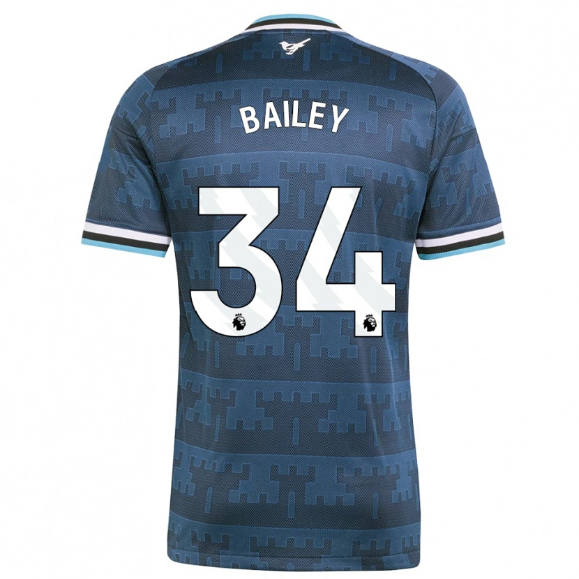 Danxen Uomo Maglia Scott Bailey #34 Giallo Nero Blu Kit Gara Away 2026/27 Maglietta