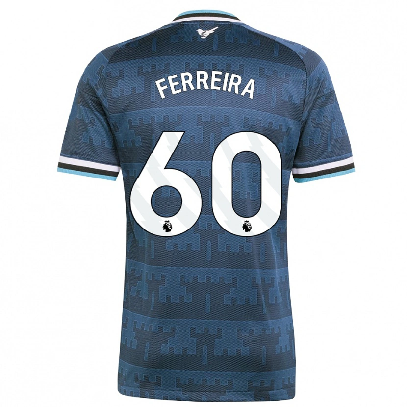 Danxen Uomo Maglia Matheos Ferreira #60 Giallo Nero Blu Kit Gara Away 2026/27 Maglietta