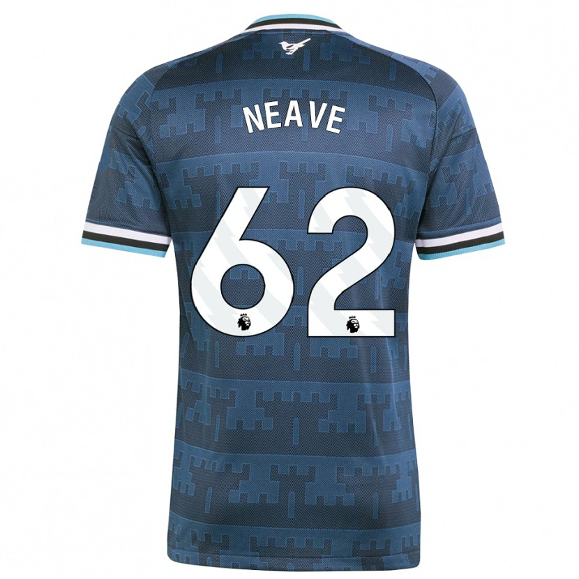 Danxen Uomo Maglia Sean Neave #62 Giallo Nero Blu Kit Gara Away 2026/27 Maglietta