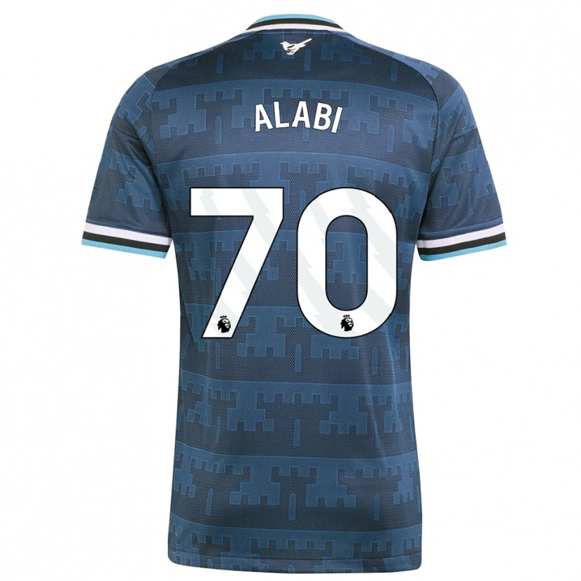 Danxen Uomo Maglia Sam Alabi #70 Giallo Nero Blu Kit Gara Away 2026/27 Maglietta