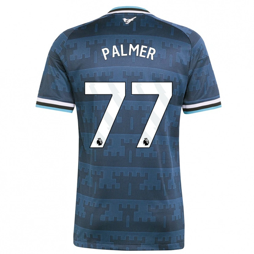 Danxen Uomo Maglia Darren Palmer #77 Giallo Nero Blu Kit Gara Away 2026/27 Maglietta