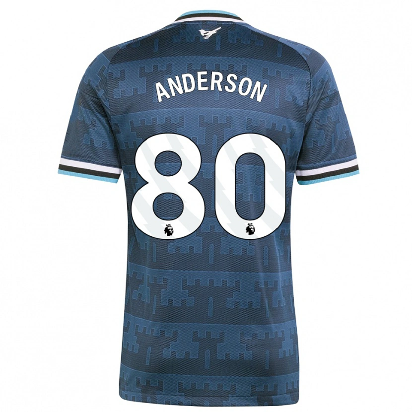 Danxen Uomo Maglia Will Anderson #80 Giallo Nero Blu Kit Gara Away 2026/27 Maglietta