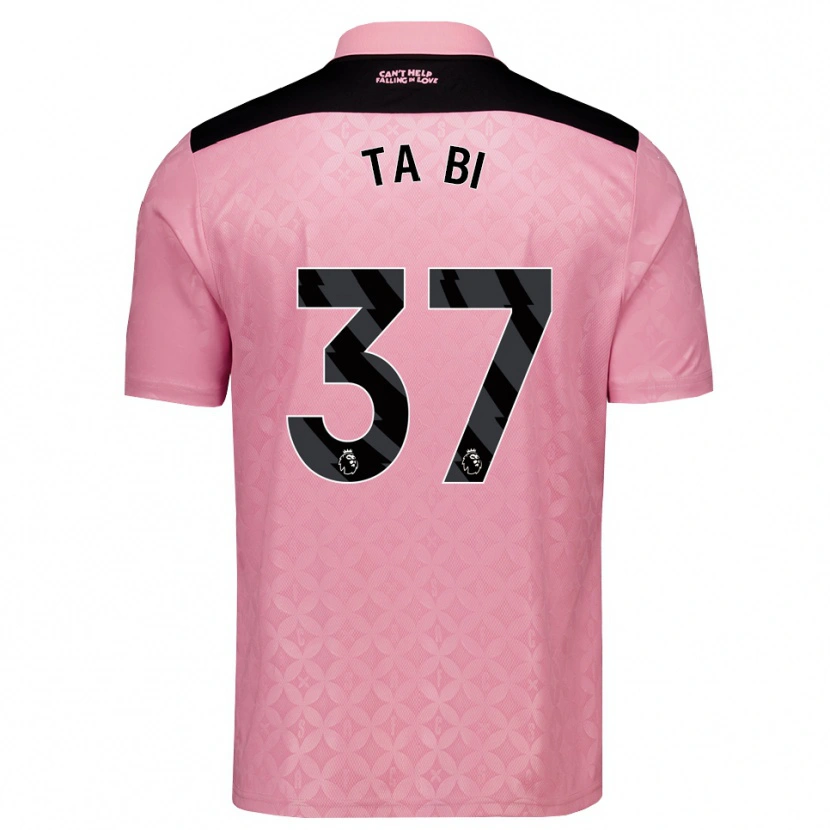 Danxen Uomo Maglia Jocelin Ta Bi #37 Rosa Chiaro Nero Kit Gara Away 2026/27 Maglietta
