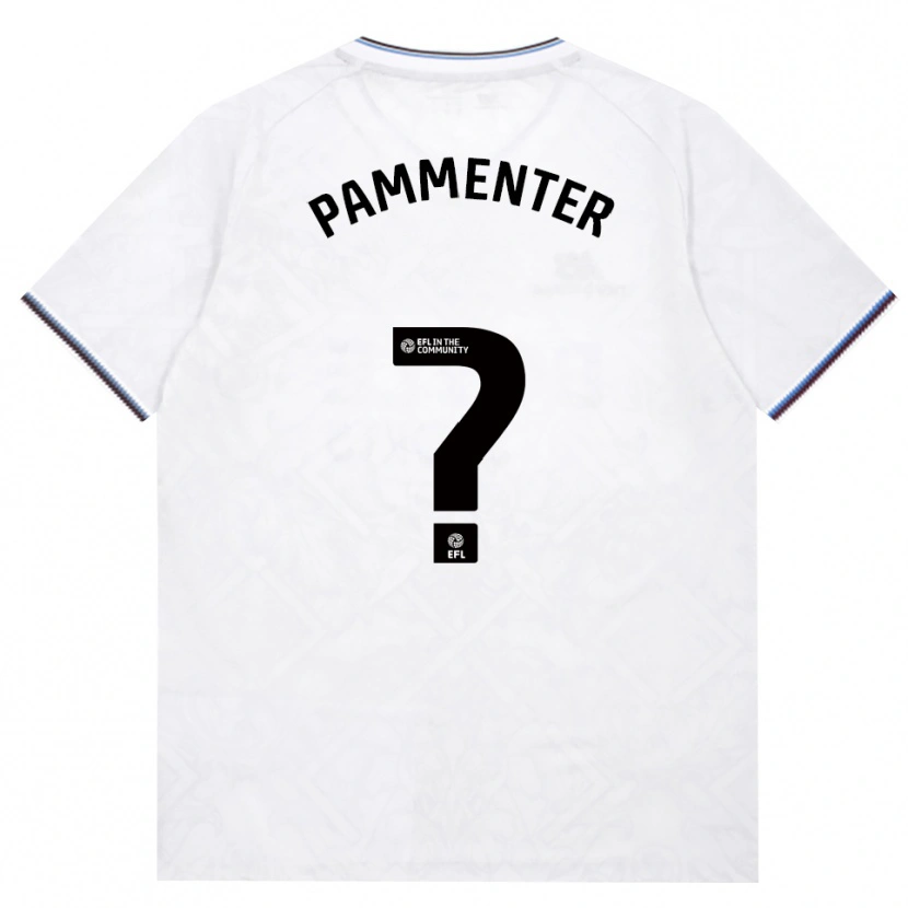 Danxen Uomo Maglia Bailey Pammenter #0 Borgogna Bianco Kit Gara Away 2026/27 Maglietta