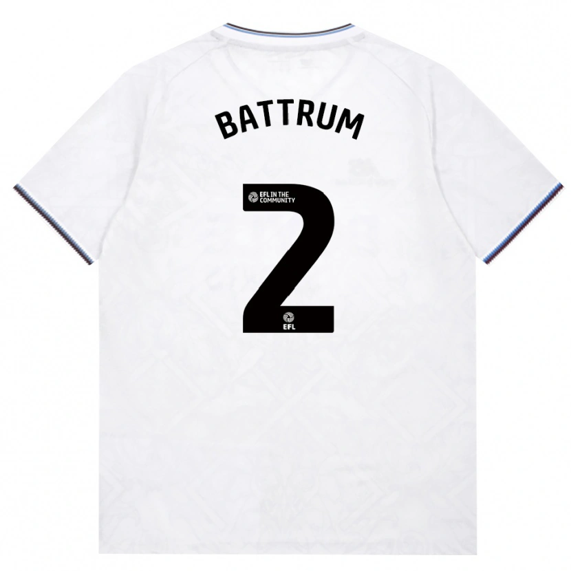 Danxen Uomo Maglia Ryan Battrum #2 Borgogna Bianco Kit Gara Away 2026/27 Maglietta