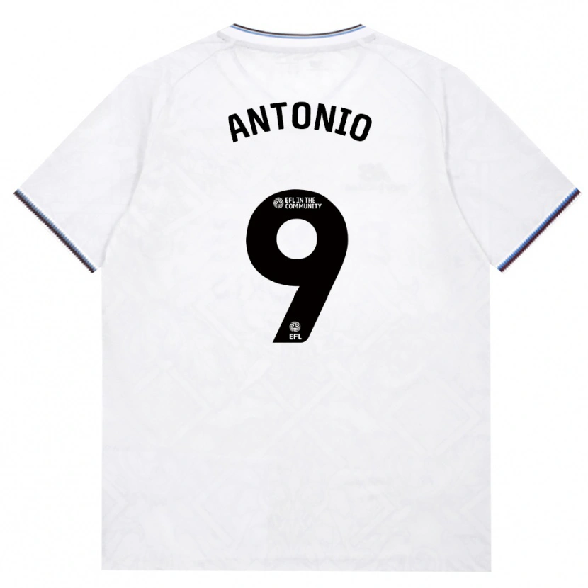 Danxen Uomo Maglia Michail Antonio #9 Borgogna Bianco Kit Gara Away 2026/27 Maglietta