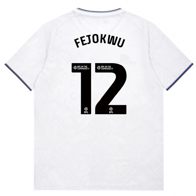 Danxen Uomo Maglia Emmanuel Fejokwu #12 Borgogna Bianco Kit Gara Away 2026/27 Maglietta