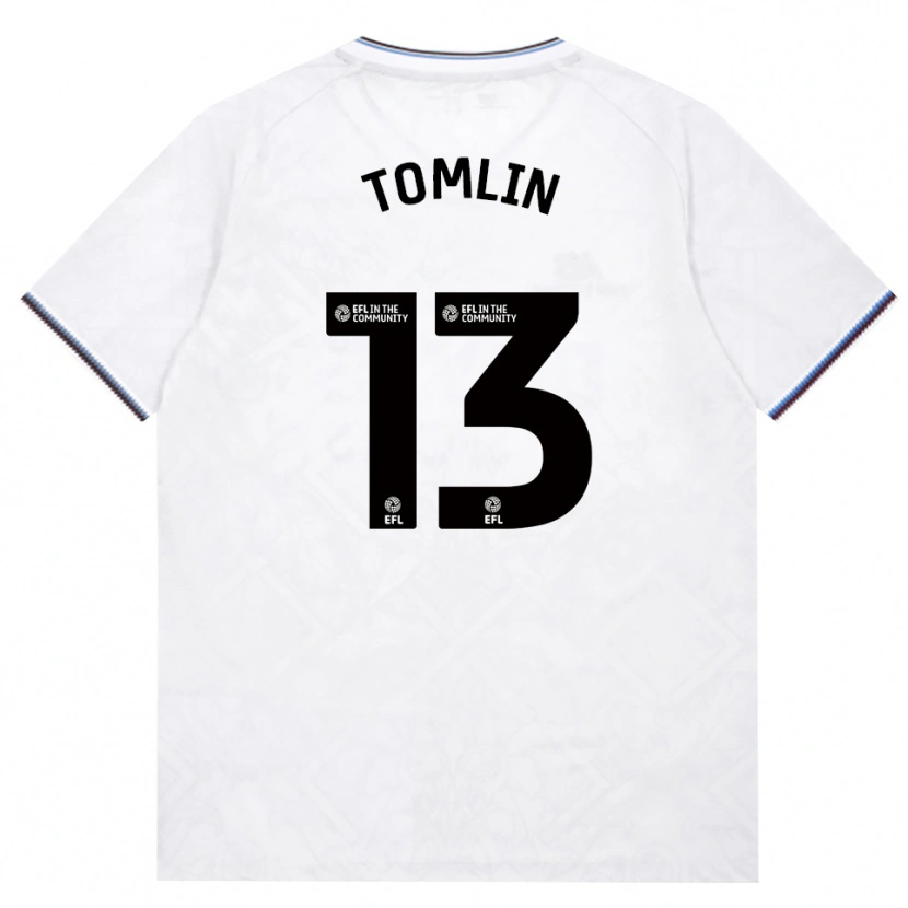 Danxen Uomo Maglia Jack Tomlin #13 Borgogna Bianco Kit Gara Away 2026/27 Maglietta