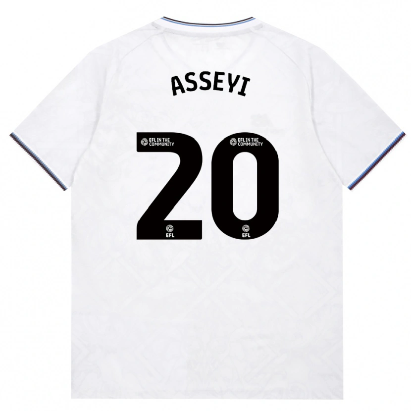 Danxen Uomo Maglia Viviane Asseyi #20 Borgogna Bianco Kit Gara Away 2026/27 Maglietta